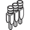 Перемычка BJMI5 IP20 для MA2,5 10-полюсная 1SNA176282R2300 TE Connectivity