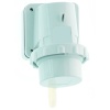 Вилка настенная с крышкой 32A 5п(3Р+N+Е) 6ч, 400В, IP67 фланец 75x90 Quick-Connect  Bals 24419